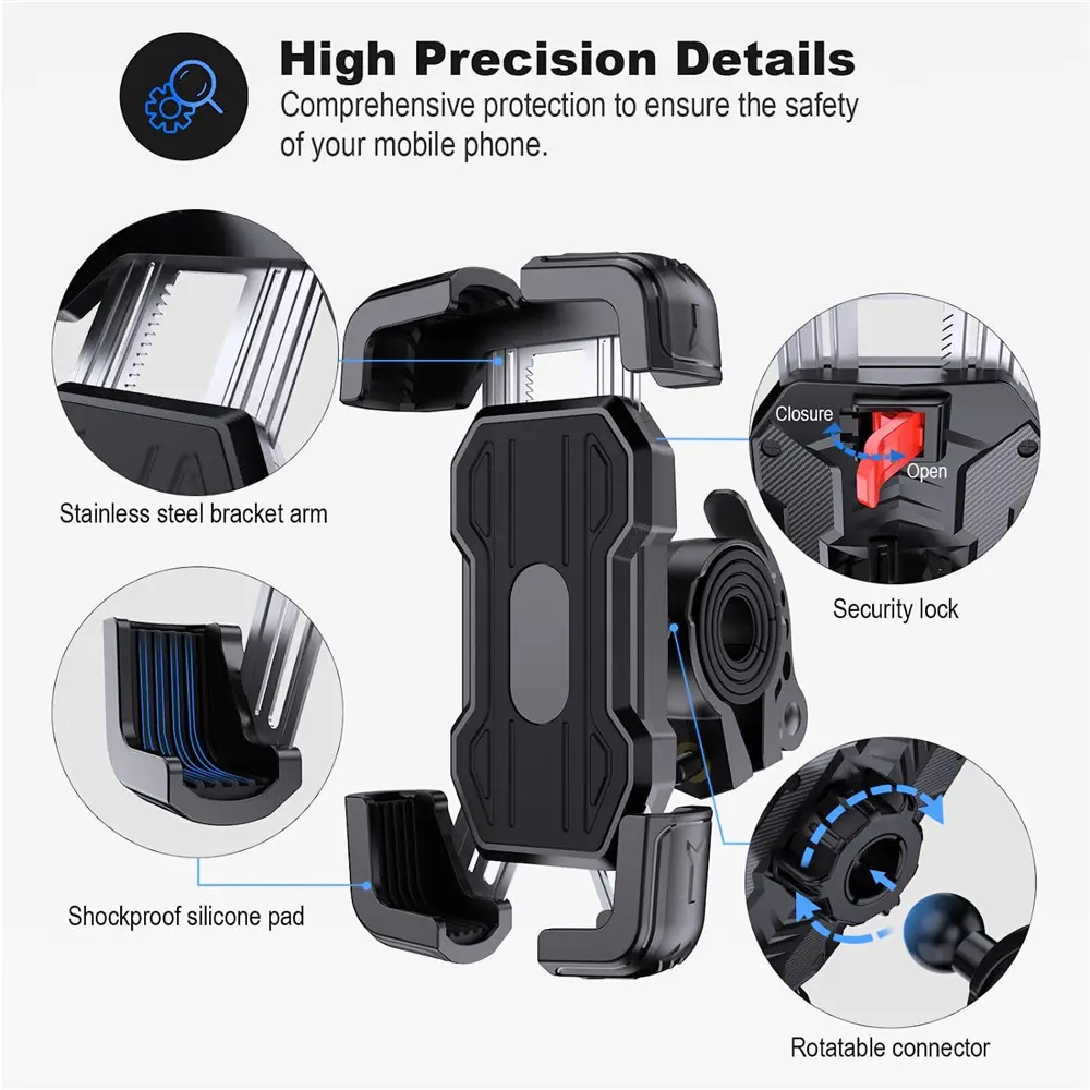 Amazon Hot Sale Motorcycle Phone Mount Bicycle ...