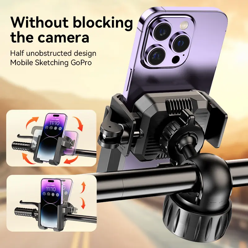 Half-Wrapped Cycling Phone Mount: A Perfect Balance of Stability and Convenience