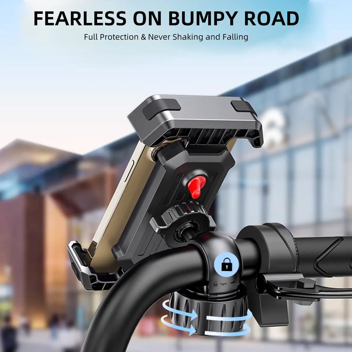 Bicycle mobile phone holder adjustable mobile phone holder-product