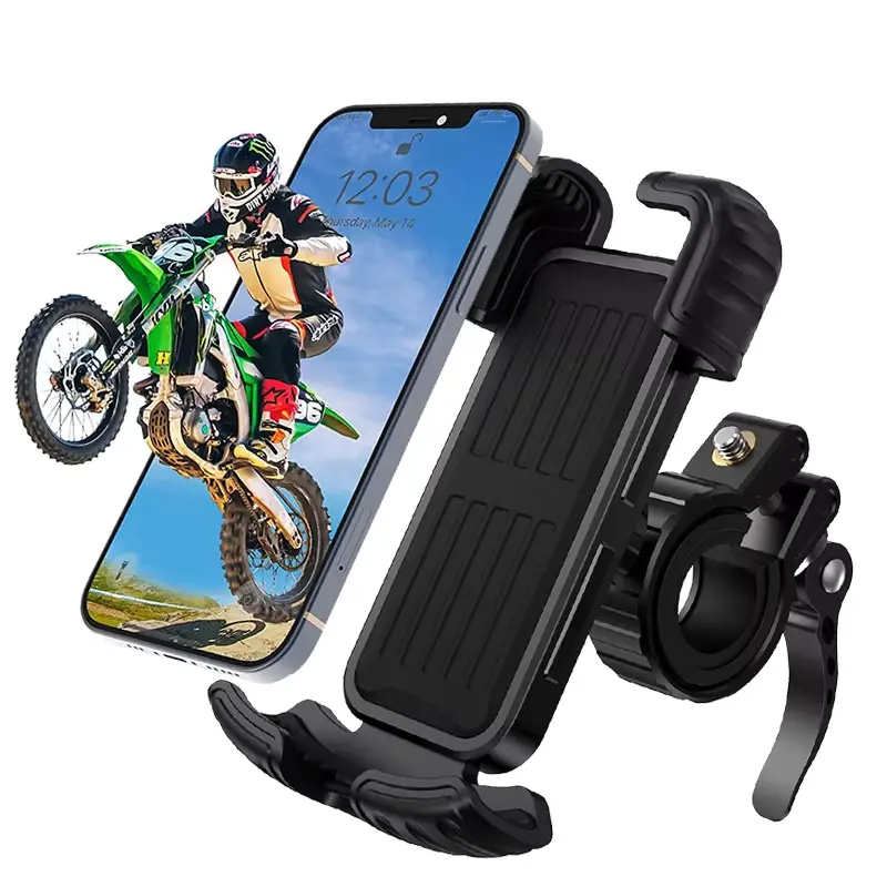 Hot sale bicycle cell phone holder with securit...