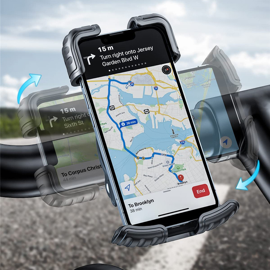 Bike Phone Mount Motorcycle Phone Holder Scooter Phone Clip