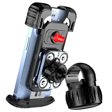 Shock-Absorbing Motorcycle Phone Holder