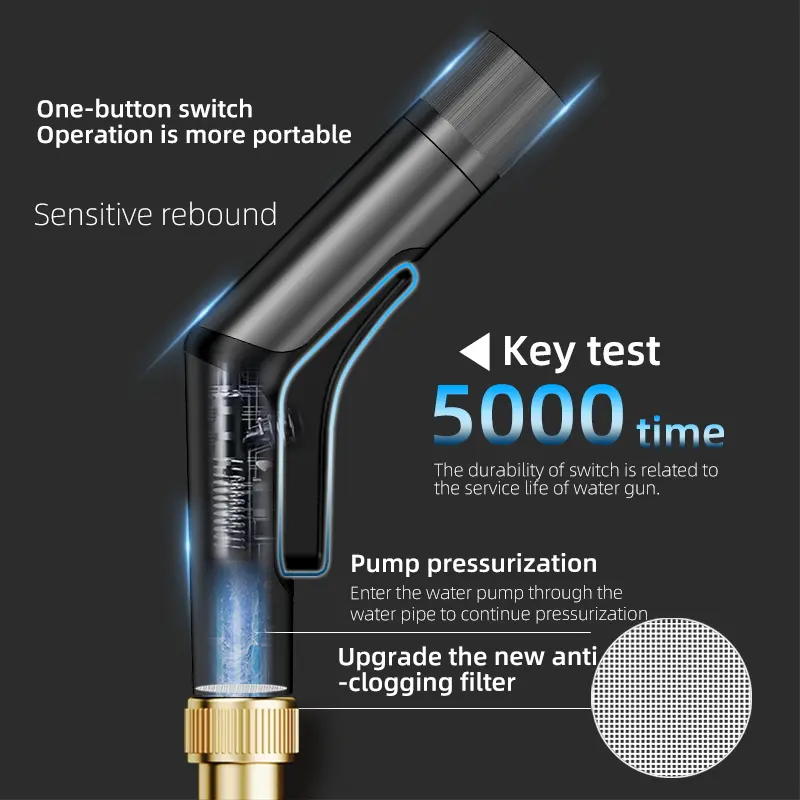 Water Gun Car Wash Water Gun High Pressure Car Wash Gun