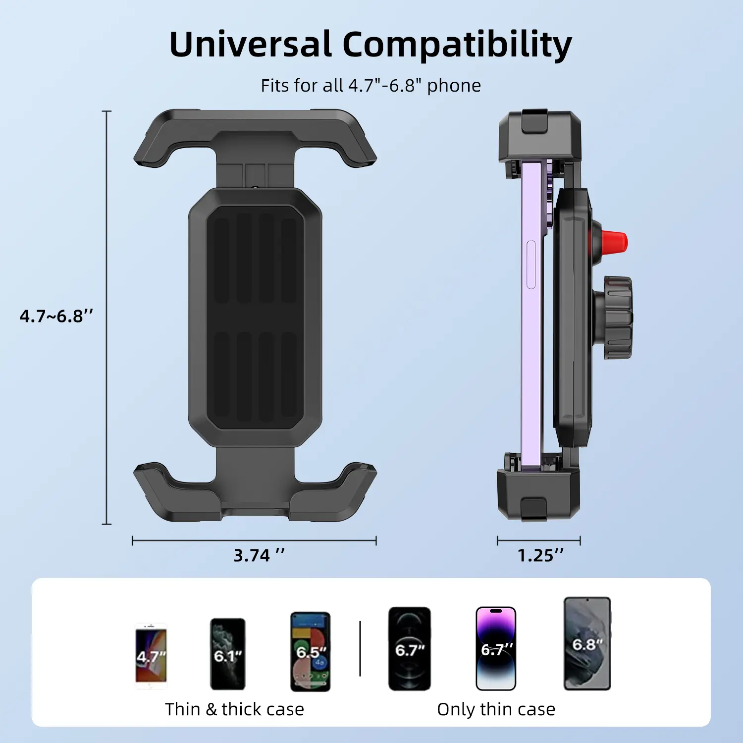 Bicycle mobile phone holder adjustable mobile phone holder-product