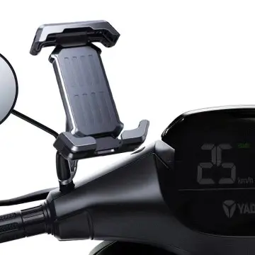 Aluminium alloy rearview mirror mobile phone mount